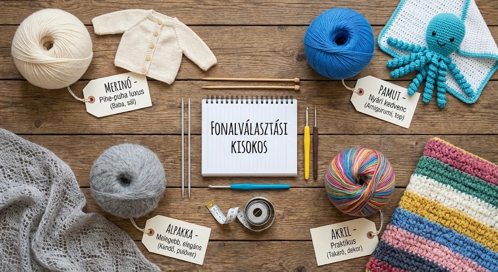 Fonalválasztási Kisokos – Melyik anyagot mire használd?